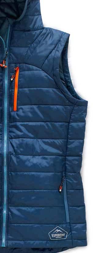 EXPEDITION THERMO GILET Insulating Bodywarmer This outdoor performance inspired gilet uses 3M Thinsulate technology, which provides a lightweight solution to keep your core warm.
