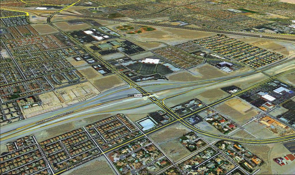 PROPERTY AERIAL US-95 I-215 SITE NORTH END PIZZA