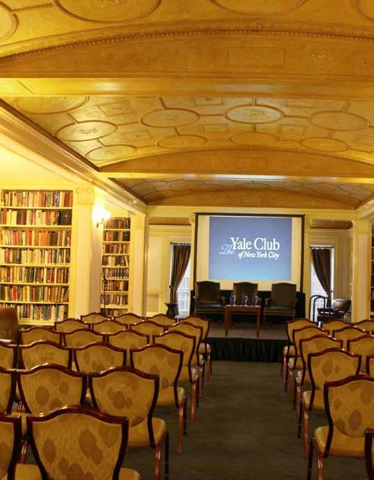 A favorite spot for lectures, the also lends itself to receptions, book signings and meetings where a sense of tasteful, classical decorum is