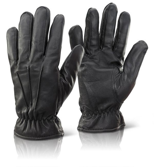 CLICK DRESS GLOVE CDGL Fully fashioned Dress Glove. Made from 1st class black cowhide soft leather.