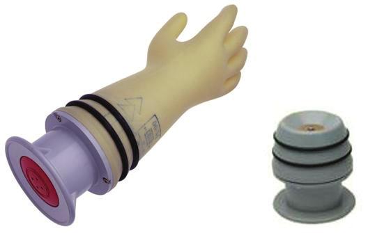 pneumatic glove tester - for testing of synthetic gloves of air holes in the