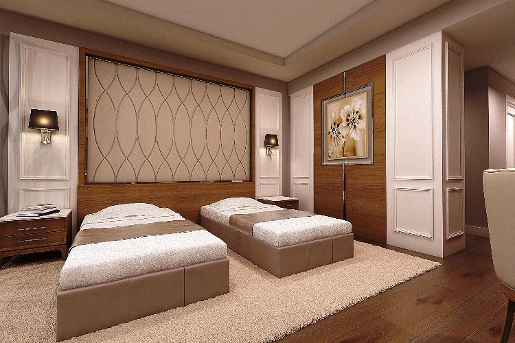 THE DELUXE ROOM All Rooms will provide a warm home feeling with wooden floors and carpets, modern