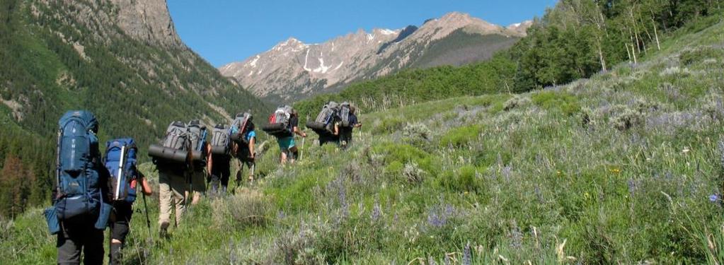 If the timing is right, colorful wildflowers will brighten green alpine tundra snow-melt stream banks. You might share camp with elk, deer, moose and myriad other wildlife.