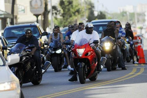 In 2010 I had told my family and friends I was riding down to Myrtle Beach for Black Bike Week Memorial Day, meeting people on the way. My room was already booked.