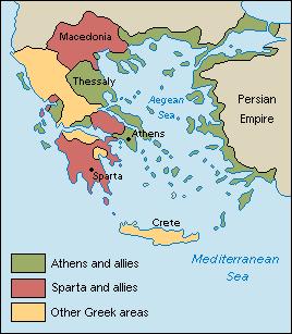 Alliances Between City-States l After the Persian War, Sparta and Athens started to mistrust each other.