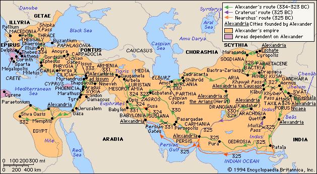 Alexander s Empire 323 B.C.E. http://cache.