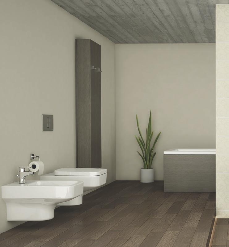 System Fit Bathrooms are more organized due to the systematic design vision of System Fit.