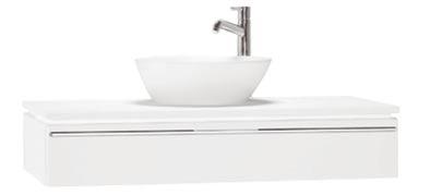System Fit Washbasin unit, 100 cm Code: 53358 Dimensions WxDxH (cm): 100x47x20.5 Compatible items: For compatible use with different washbasins please refer to price list.