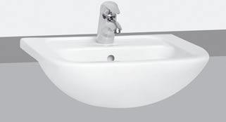 Retro Semi-recessed basin, 55 cm Code: 5220 Weight (kg):
