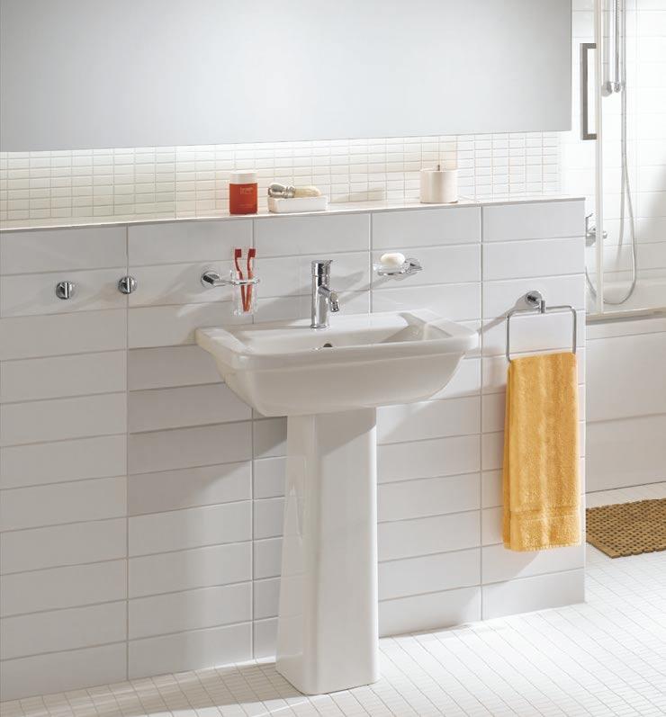 Form 300 Cutting a distinctive silhouette with gently squared-off edges, Form 300 series offers a range of smart and functional bathroom solutions.