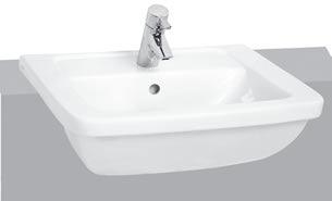 Form 300 Washbasin, 60 cm Code: 5242 Weight (kg): 17.