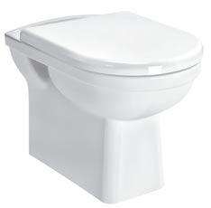 White 095 Pergamon Back-to-wall WC pan Code: 5238 Weight (kg): 24.