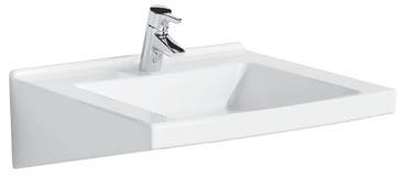 S50 Special needs washbasin, 60 cm Code: 5290 Weight (kg): 19.