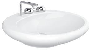 İstanbul by Countertop washbasin, 60 cm Code: 4279 Weight (kg): 14.
