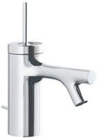 İstanbul by Joystick basin mixer with pop-up Code: A41823EXP Coating: Chrome, Gold Aerator: Cache aerator with flow regulator provides max. 8 L/min.