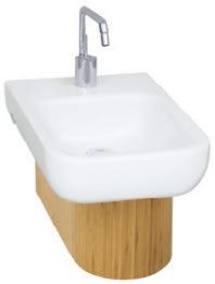 hose entry hole Standard connection Concealed connection Wall-hung bidet Code: 5355 Weight (kg): 14.