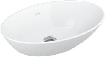 7 Tap hole option: Without tap hole Geo round bowl,