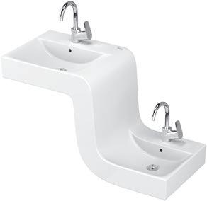 Design Basins Geo rectangular washbasin, 60 cm Code: 4426 Weight (kg): 14.