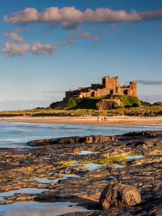 DAY two to coast and castles! 13:30 Bamburgh Castle Once home to the kings of ancient Northumbria, Bamburgh Castle is one of Northumberland s most iconic buildings.