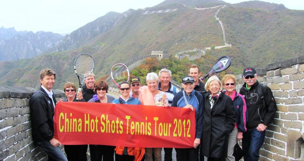 OCTOBER 8-18 th 11 Days from $4490 After last year s successful Tennis Tour, we offer another exciting travel opportunity to combine your tennis and holiday to China in 2013.