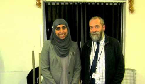 COMMUNITY ENGAGEMENT CRP officer Brian Haworth joined forces with Northern Rail's Community Ambassador Sultana Jamil at a community event at Little Harwood Community Centre in Blackburn.