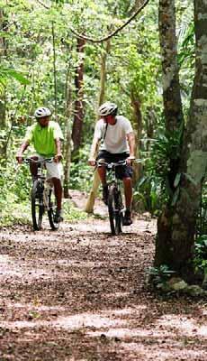 Recreational Opportunities Available Bicycling From the novice to the expert, many different types of trails can be found on District lands.