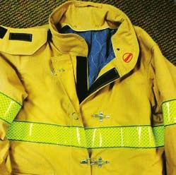 MATERIALS OPTIONS NFPA-certified turnout gear