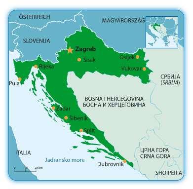 CROATIA The Republic of Croatia is a South-Eastern European country of roughly 4.2 million inhabitants. The capital city is Zagreb. Other major cities include Split, Rijeka and Osijek.