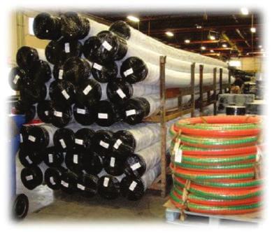 MATERIAL HANDLING SANDBLAST HOSE A very flexible, non-kinking hose with exceptional wear resistance. Static conducting rubber tube compound dissipates static.