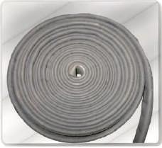 Available with Nomex or Fiberglass covering. Furnace Door Hose. Non-conductive, Nomex cover.