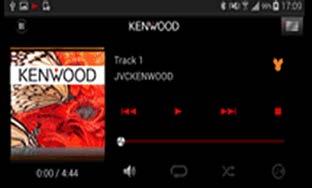 Nakon što odaberete [Yes] (Da), pokreće se KENWOOD Smartphone Control (Kenwood kontrola pametnog telefona).