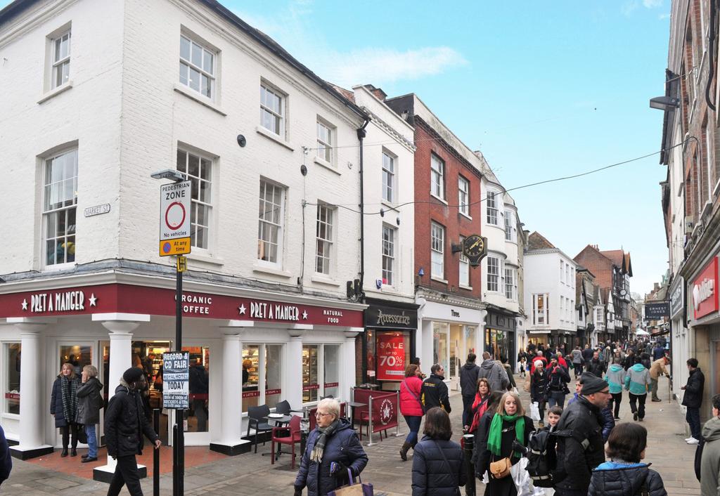 SITUATION 26 High Street is situated in a 100% prime pitch. The pedestrianised section of the High Street is the main focus of retail activity.