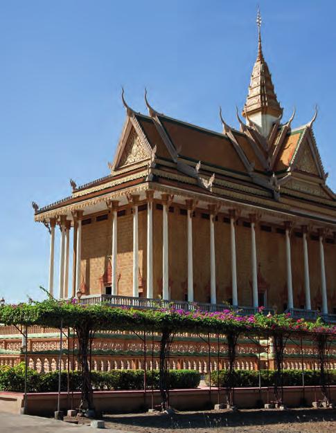 Oudong Temple, Phnom Penh, Cambodia Siem Reap to Ho Chi Minh City DAY 5 KAMPONG TRALACH PHNOM PENH Start your day with an EmeraldPLUS ox cart ride to Wat Kampong Tralach to visit the Oudong Temples.