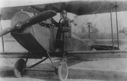 1922 At Curtiss Field on Long Island, Bessie