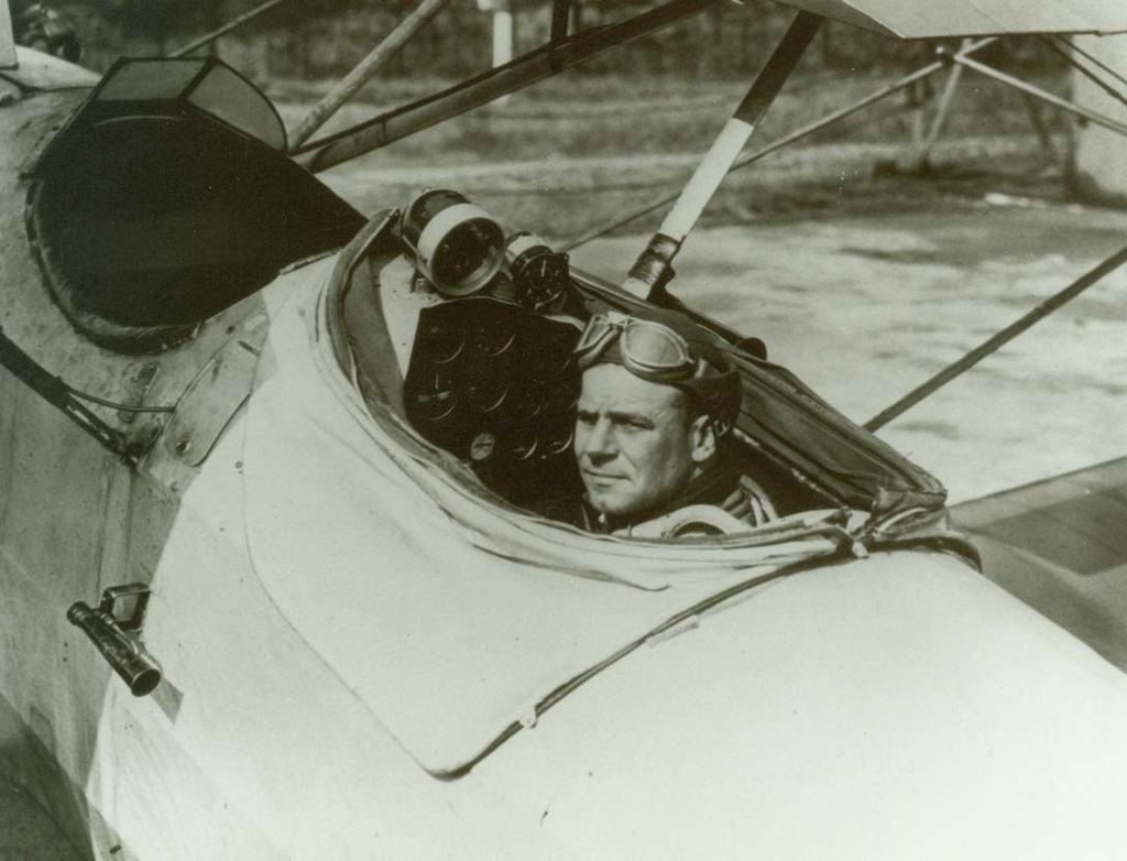 1929 At Mitchel Field, James Doolittle is the first pilot to use