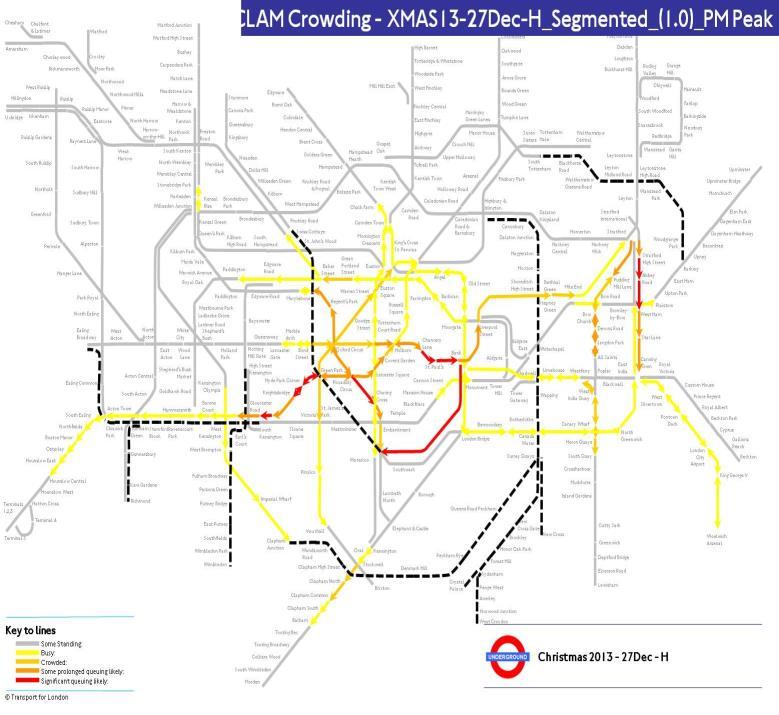 Context Not one single situation: TfL planned works Network Rail planned works Major events New Years Eve and New Years Day Localised events,