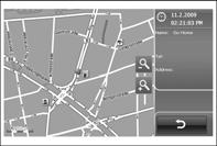 9 40 NAVIGACIJOS INSTRUKCIJA 4.2 pav. Paskirties vieta žemėlapyje 4.2 MARŠRUTO PARINKTYS A-Navi System galima optimizuoti navigacijos sistemos nustatymus.
