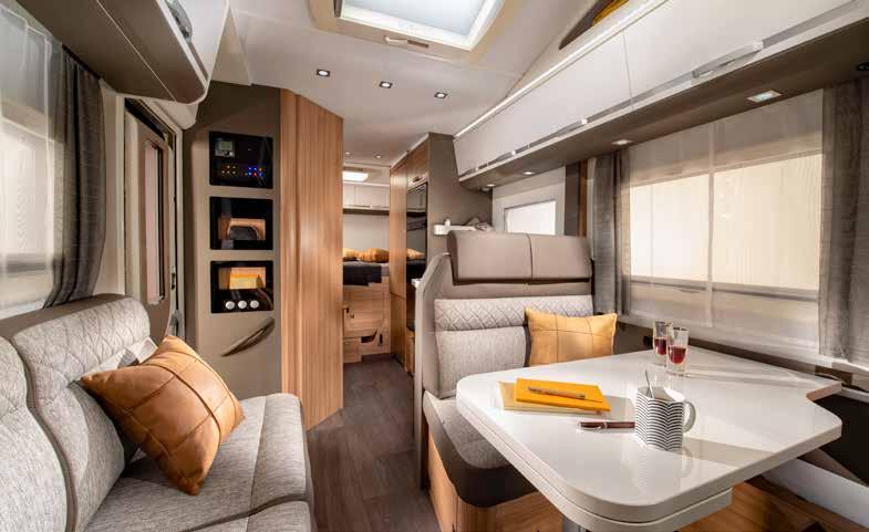 INTERIOR FEATURES IV III I V II VII VI I. Multi-media wall and touch screen control panel. II. Contemporary interior design with choice of textiles and soft furnishings. III. Spacious interior with storage solutions throughout.
