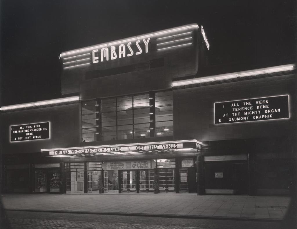 The Embassy Cinema, Chadwell Heath, RM6 4BD The Embassy Cinema, of Chadwell Heath, was opened on the 17 th May 1934 by the Mayor of Ilford, Alderman B.S.J Pitt.