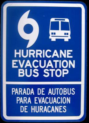 !"#$%&'"(#()'$* If a mandatory evacuation is ordered and you do not have transportation, buses will be provided to take you from the following pick-up points to the nearest available shelter.