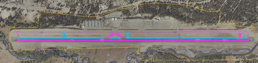 Airfield Alternative 3B Remove excess pavement Remove high speed exits TAXIWAY A (8541 X 50 ) RUNWAY 18 36 (8541 X 75 ) Runway centerline to taxiway centerline = 240 Construct 90 degree taxiway exits
