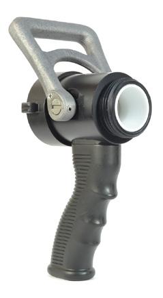 Shut-off Valve with Swivel Available in 1 and 1.5 Hard anodized aluminum.