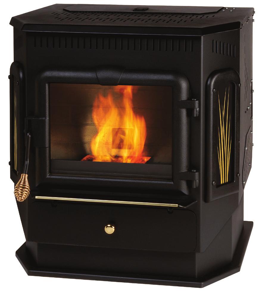 Pellet / Multi-Fuel Stove toau th One n i W art itio Mobile Home Approved 49-TRCPM (Corn / Pellet / Multi) Pellet stove that also burns corn, cherry pits and more Heats up to 2,200 sq. ft.