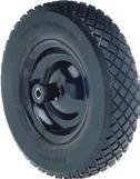 HANDLES 16 IN FLAT-FREE KNOBBY TIRE 1.