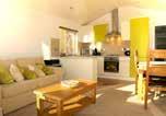 Holiday Lodge Open Plan Living Room /