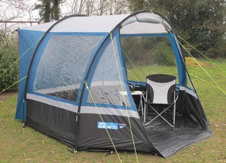 with a two berth inner tent that can be used if sleeping accommodation is required.