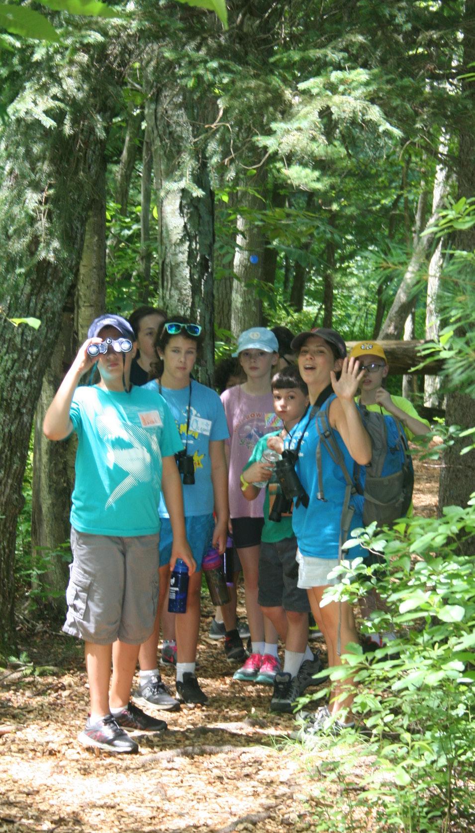 CAMPER AGE GROUPS Campers engage in outdoor, age-appropriate exploration and activities.