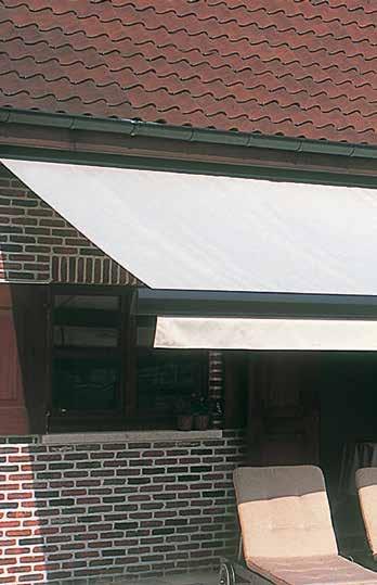 B-35 AND B-35 PRESTIGE Wide, yet wind resistant WIND CLASS 3 RESISTANCE UP TO 4 M PROJECTION Retractable awning B-35 Prestige has been developed around a rectangular torsion bar of 50 mm x 30 mm and