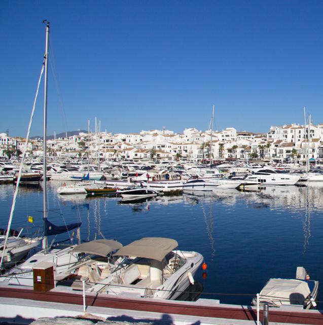 15 Marbella Marbella has the largest concentration of four and five star hotels on the Costa del Sol as well as the largest concentration of golf courses in Europe.