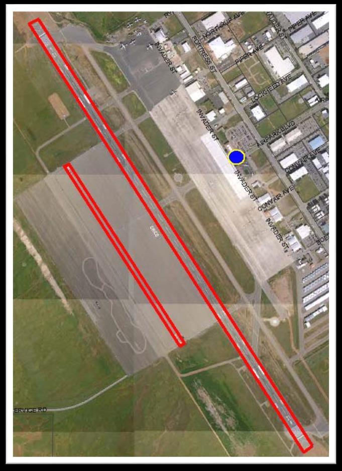 CIC Runway Layout CIC has two parallel runways as shown in the diagram to the right. Runway 13 Left / 31 Right is the precision instrument runway (PIR) which is the longer of the two runways.